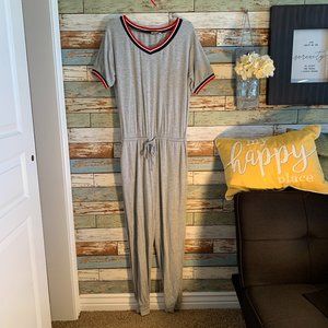 EASEL Red/White/Blue & Grey Jumpsuit Joggers Sz S